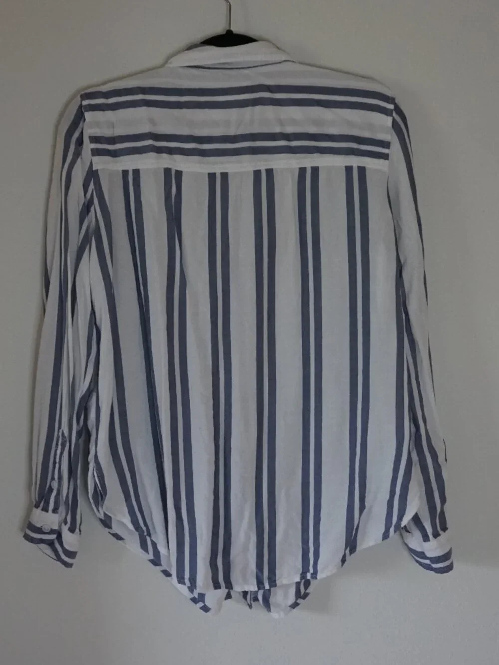 American Eagle Oversized Fit Striped Button Down size small